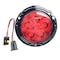 Truck-Lite Super 44, Led, Red, Round, 6 Diode, Stop/Turn/Tail, Black Flange Mount Forget S.S.,  44036R - alternate 1